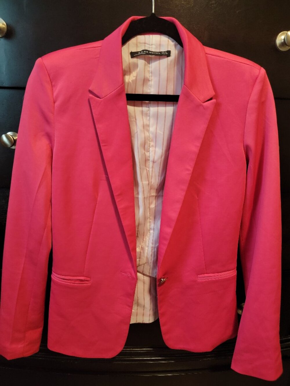 Zara Womens Pink Blazer